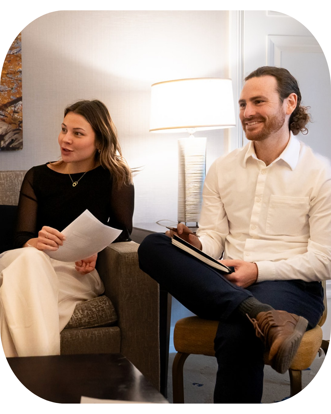 Dietitians meeting with client